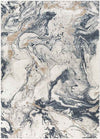 Gruver Modern Dark Blue Area Rug