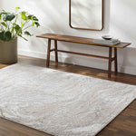 Guttenberg Modern Light Gray Area Rug