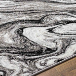 Halbur Modern Charcoal Area Rug