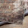 Lefkara Traditional Burgundy Washable Area Rug