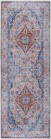 Moullas Traditional Burgundy Washable Area Rug
