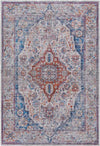 Moullas Traditional Burgundy Washable Area Rug