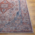 Moullas Traditional Burgundy Washable Area Rug