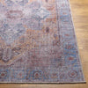 Komi Traditional Burnt Orange Washable Area Rug