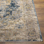 Harcourt Traditional Ice Blue Area Rug