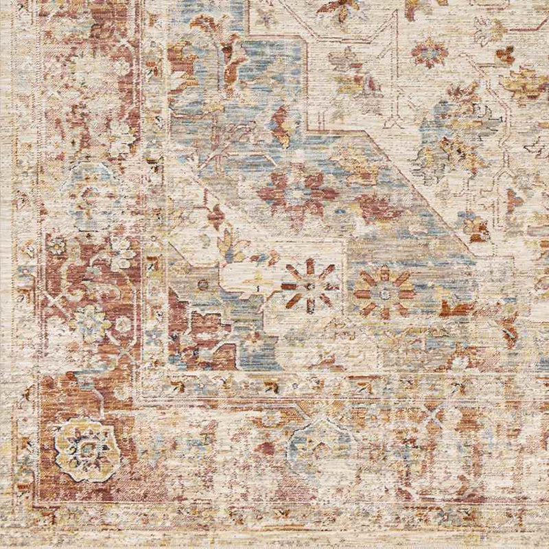 Harcourt Traditional Rust Area Rug