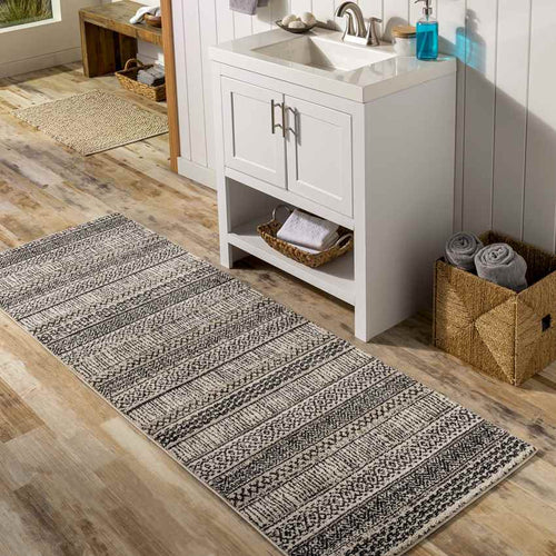 Buffavento Global Black Area Rug