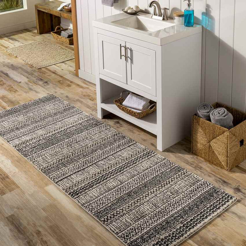 Buffavento Global Black Area Rug