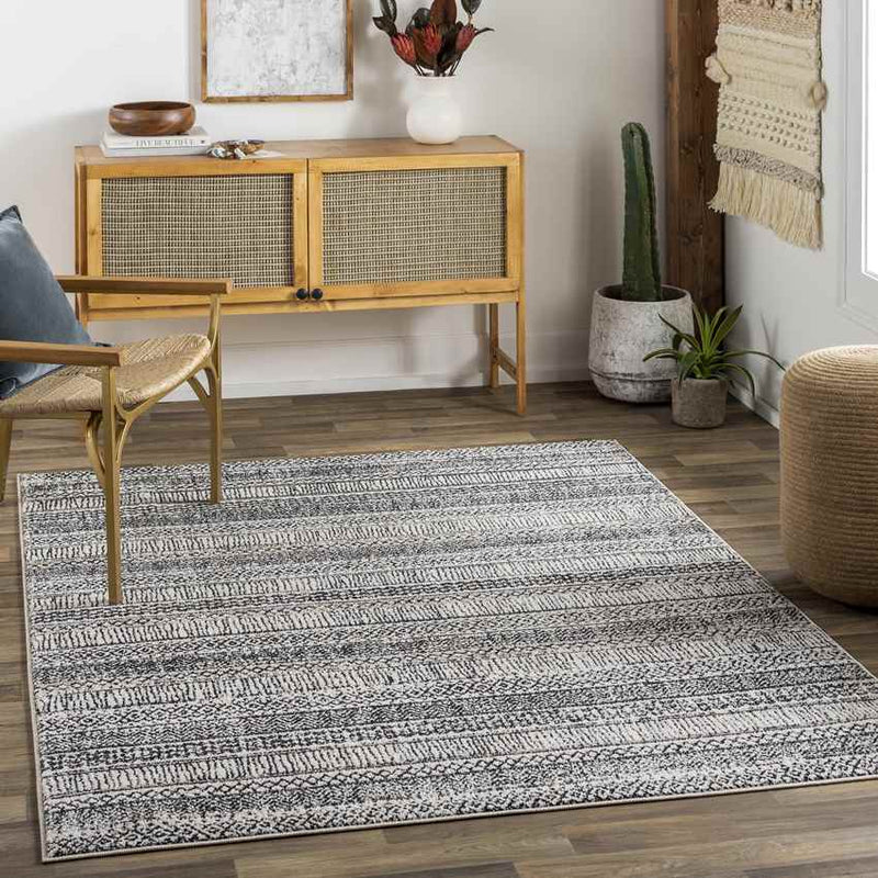 Buffavento Global Black Area Rug