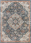 Knierim Traditional Dark Blue Area Rug