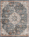 Knierim Traditional Dark Blue Area Rug