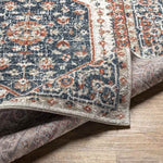 Ladora Traditional Dark Blue Area Rug