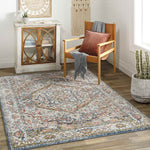 Lake Mills Traditional Cream Area Rug