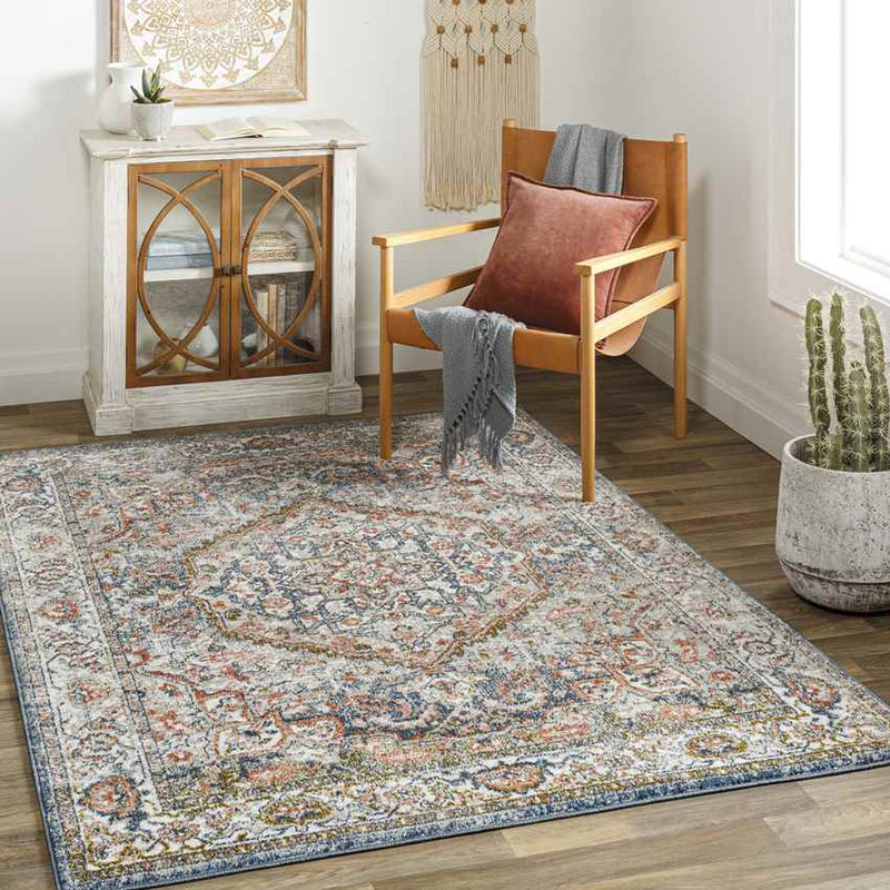 Lake Mills Traditional Cream Area Rug