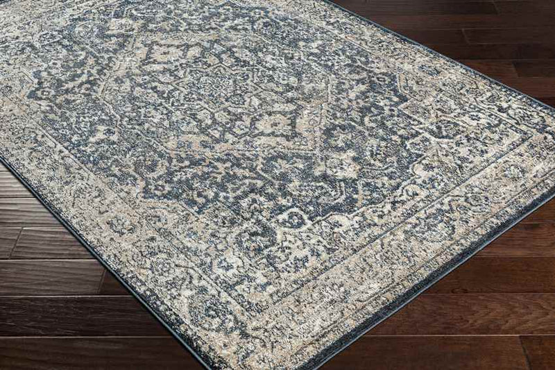Lake Mills Traditional Dark Green Area Rug