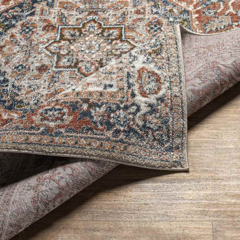 Lake Mills Traditional Burgundy Area Rug