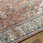 Lake Park Traditional Burnt Orange Area Rug