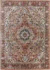 Lake View Traditional Burgundy Area Rug