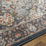 Lake View Traditional Dark Green Area Rug