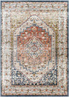 Lakota Traditional Burnt Orange Area Rug