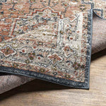 Lakota Traditional Burnt Orange Area Rug