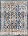 Lambs Grove Traditional Dark Teal Area Rug