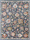 Larchwood Traditional Dark Teal Area Rug