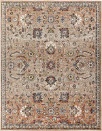 Larrabee Traditional Burnt Orange Area Rug