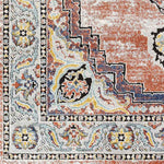 Kissonerga Traditional Coral Area Rug