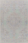 Limassol Traditional Light Green Area Rug