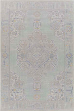 Limassol Traditional Light Green Area Rug