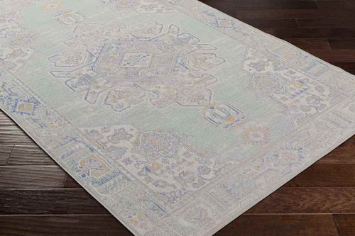 Limassol Traditional Light Green Area Rug