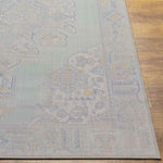 Limassol Traditional Light Green Area Rug