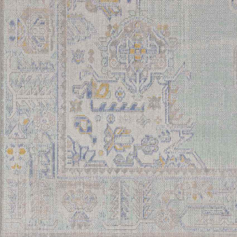 Limassol Traditional Light Green Area Rug
