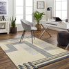 Pyrogi Modern Cream Area Rug
