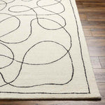 Kazafani Modern Ivory Area Rug