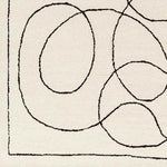 Kazafani Modern Ivory Area Rug