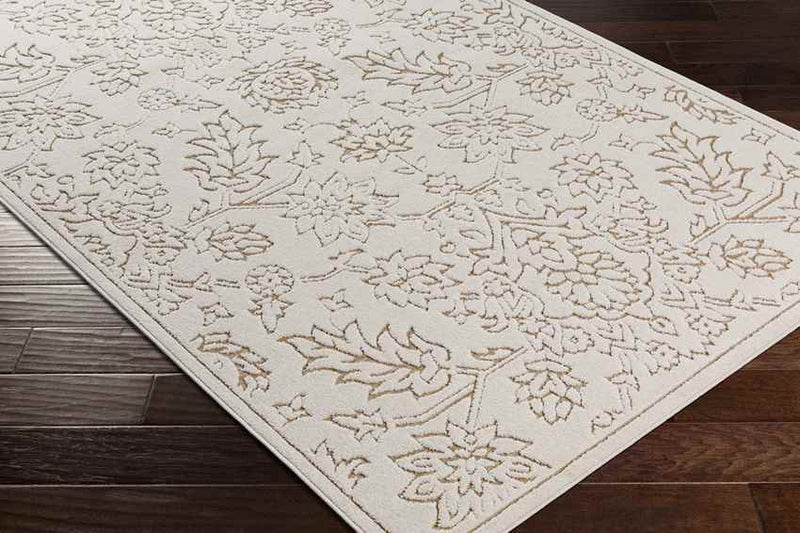 Melini Traditional Tan Area Rug