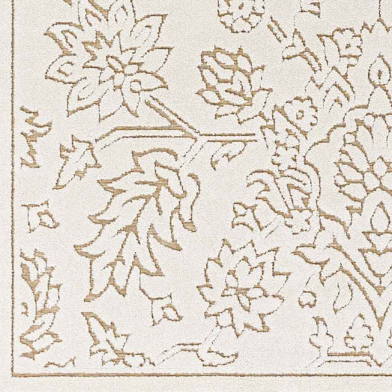 Melini Traditional Tan Area Rug