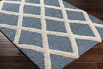 Trimithias Traditional Dark Teal Area Rug