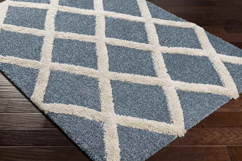 Trimithias Traditional Dark Teal Area Rug