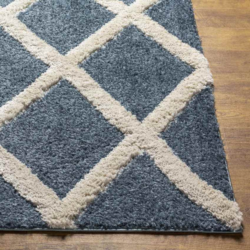 Trimithias Traditional Dark Teal Area Rug