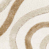 Morfou Modern Burnt Orange Area Rug