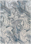 Ortakoy Modern Dark Teal Area Rug