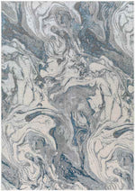 Ortakoy Modern Dark Teal Area Rug