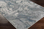 Ortakoy Modern Dark Teal Area Rug
