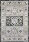 Trikomou Traditional Charcoal Area Rug