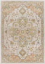 Deftera Traditional Burnt Orange Area Rug