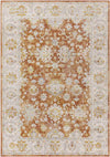 Louroukina Traditional Burnt Orange Area Rug