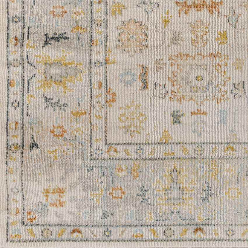 Dasaki Traditional Beige Area Rug
